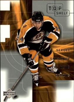 #78 Sergei Samsonov - Boston Bruins - 2001-02 Upper Deck Top Shelf Hockey