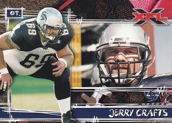 #78 Jerry Crafts - Los Angeles Xtreme - 2001 Topps XFL Football