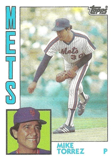 #78 Mike Torrez - New York Mets - 1984 Topps Baseball
