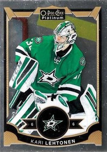 #78 Kari Lehtonen - Dallas Stars - 2015-16 O-Pee-Chee Platinum Hockey