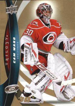 #78 Cam Ward - Carolina Hurricanes - 2009-10 Upper Deck Trilogy Hockey