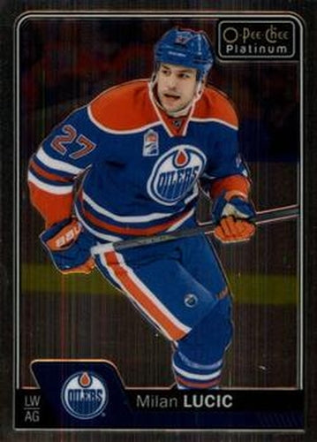 #78 Milan Lucic - Edmonton Oilers - 2016-17 O-Pee-Chee Platinum Hockey