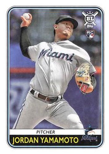 #79 Jordan Yamamoto - Miami Marlins - 2020 Topps Big League Baseball
