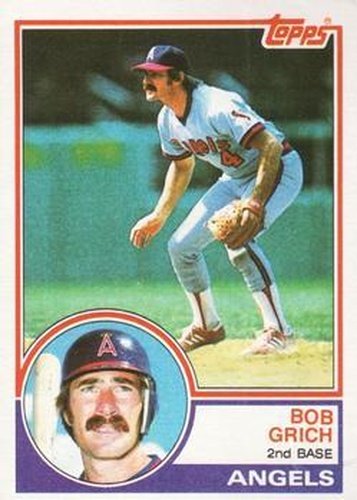 #790 Bob Grich - California Angels - 1983 Topps Baseball