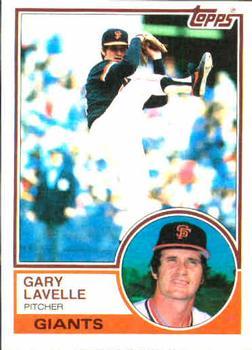 #791 Gary Lavelle - San Francisco Giants - 1983 Topps Baseball