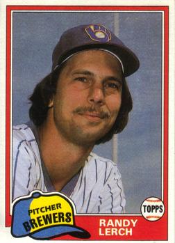 #792 Randy Lerch - Milwaukee Brewers - 1981 Topps Baseball