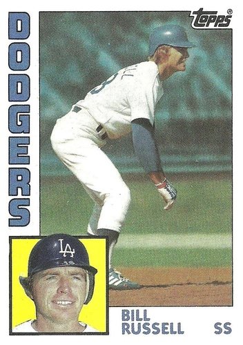 #792 Bill Russell - Los Angeles Dodgers - 1984 Topps Baseball
