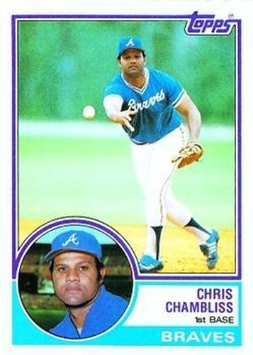 #792 Chris Chambliss - Atlanta Braves - 1983 Topps Baseball