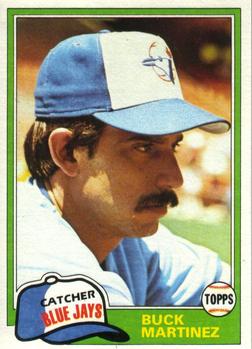 #799 Buck Martinez - Toronto Blue Jays - 1981 Topps Baseball