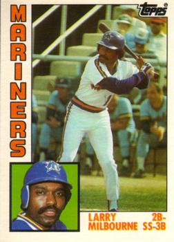 #79T Larry Milbourne - Seattle Mariners - 1984 Topps Traded Baseball