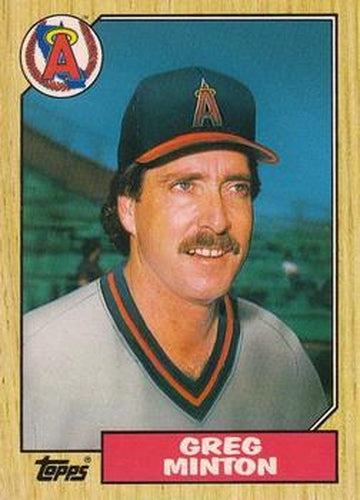 #79T Greg Minton - California Angels - 1987 Topps Traded Baseball