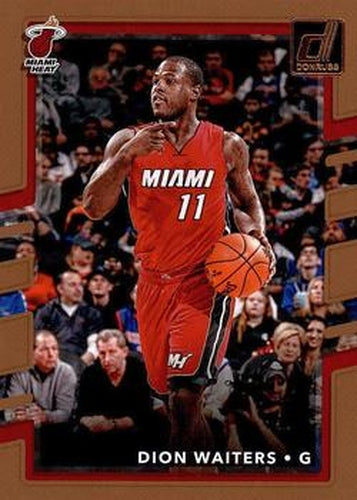 #79 Dion Waiters - Miami Heat - 2017-18 Donruss Basketball