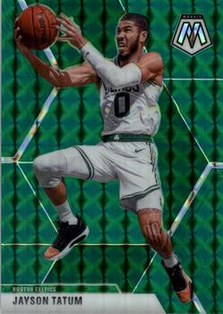 #79 Jayson Tatum - Boston Celtics - 2019-20 Panini Mosaic - Green Prizm Basketball