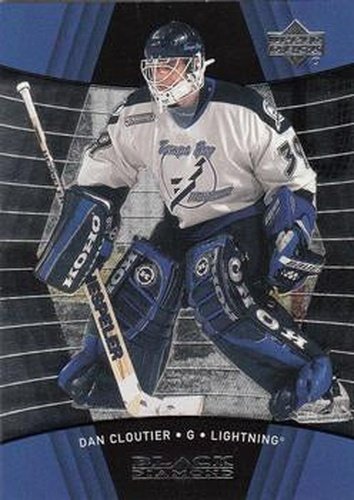 #79 Dan Cloutier - Tampa Bay Lightning - 1999-00 Upper Deck Black Diamond Hockey