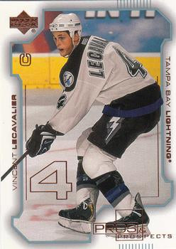 #79 Vincent Lecavalier - Tampa Bay Lightning - 2000-01 Upper Deck Pros & Prospects Hockey
