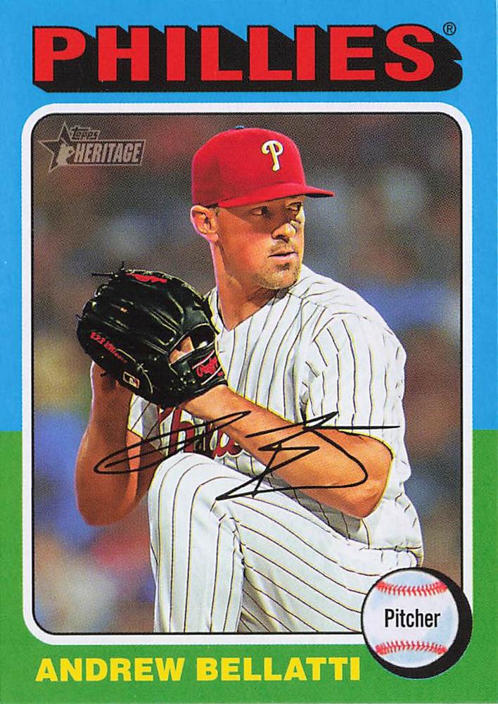 #79 Andrew Bellatti - Philadelphia Phillies - 2024 Topps Heritage Baseball