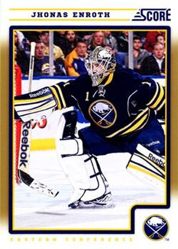 #79 Jhonas Enroth - Buffalo Sabres - 2012-13 Score - Gold Rush Hockey