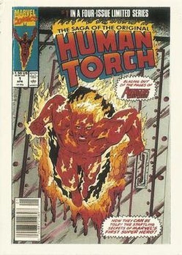 #79 The Saga of the Original Human Torch Limited Series - 1991 Comic Images Marvel Comics First Covers II