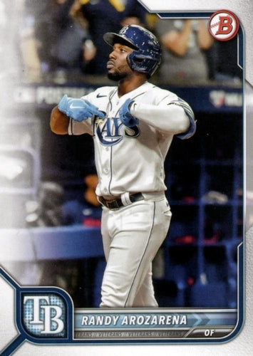 #79 Randy Arozarena - Tampa Bay Rays - 2022 Bowman Baseball