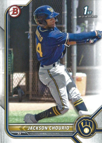 #BP-79 Jackson Chourio - Milwaukee Brewers - 2022 Bowman - Prospects Baseball