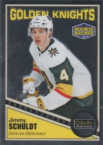 #R-79 Jimmy Schuldt - Vegas Golden Knights - 2019-20 O-Pee-Chee Platinum - Retro Hockey