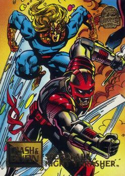 #79 Speedball & Night Thrasher - 1994 Fleer Marvel Universe
