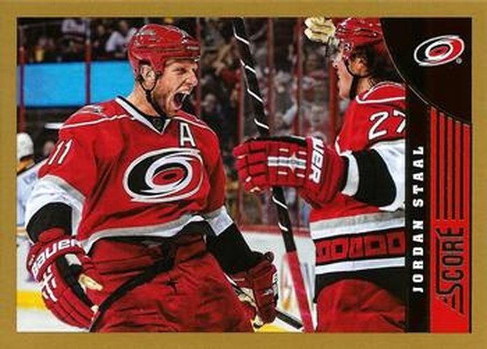 #79 Jordan Staal - Carolina Hurricanes - 2013-14 Score - Gold Hockey
