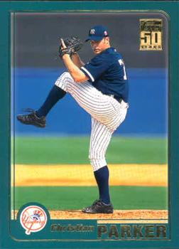#T79 Christian Parker - New York Yankees - 2001 Topps Traded & Rookies Baseball