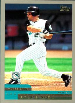 #79 Bruce Aven - Florida Marlins - 2000 Topps Baseball