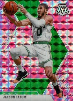 #79 Jayson Tatum - Boston Celtics - 2019-20 Panini Mosaic - Camo Pink Basketball