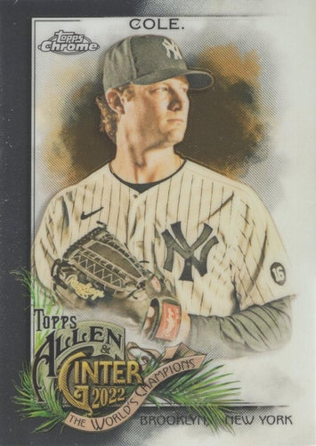 #79 Gerrit Cole - New York Yankees - 2022 Topps Allen & Ginter Chrome Baseball