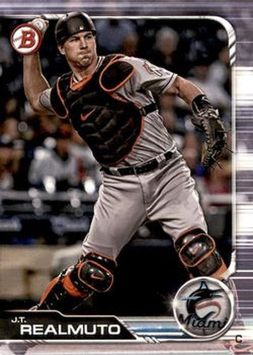 #79 J.T. Realmuto - Miami Marlins - 2019 Bowman Baseball