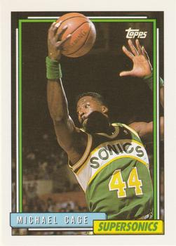 #79 Michael Cage - Seattle SuperSonics - 1992-93 Topps Basketball