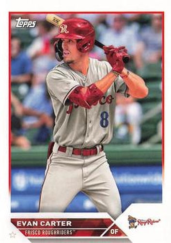 #PD-79 Evan Carter - Frisco RoughRiders - 2023 Topps Pro Debut Baseball