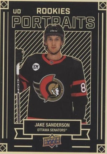 #P-79 Jake Sanderson - Ottawa Senators - 2022-23 Upper Deck - UD Portraits Hockey