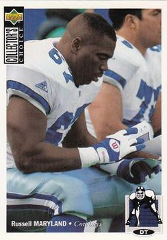 #79 Russell Maryland - Dallas Cowboys - 1994 Collector's Choice Football