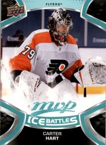 #79 Carter Hart - Philadelphia Flyers - 2021-22 Upper Deck MVP - Ice Battles Hockey