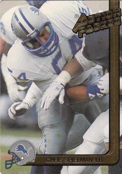 #79 Chris Spielman - Detroit Lions - 1991 Action Packed Football