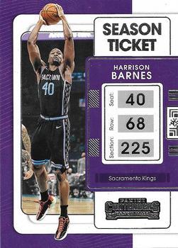 #79 Harrison Barnes - Sacramento Kings - 2021-22 Panini Contenders Basketball