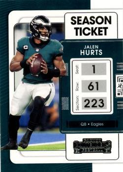 #79 Jalen Hurts - Philadelphia Eagles - 2021 Panini Contenders Football