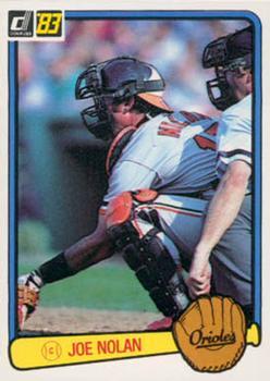 #79 Joe Nolan - Baltimore Orioles - 1983 Donruss Baseball