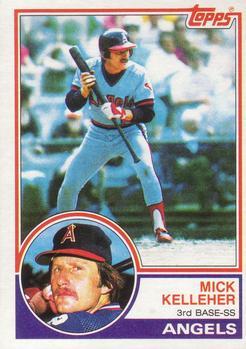 #79 Mick Kelleher - California Angels - 1983 Topps Baseball