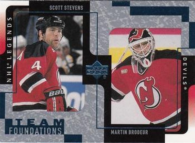 #79 Scott Stevens / Martin Brodeur - New Jersey Devils - 2000-01 Upper Deck Legends Hockey