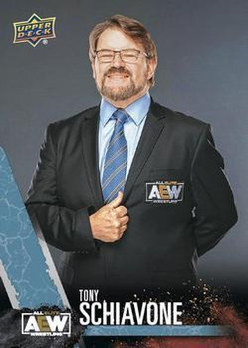 #79 Tony Schiavone - 2021 Upper Deck AEW Wrestling
