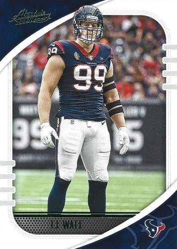 #79 J.J. Watt - Houston Texans - 2020 Panini Absolute - Green Football