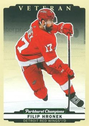 #79 Filip Hronek - Detroit Red Wings - 2022-23 Parkhurst Champions Hockey