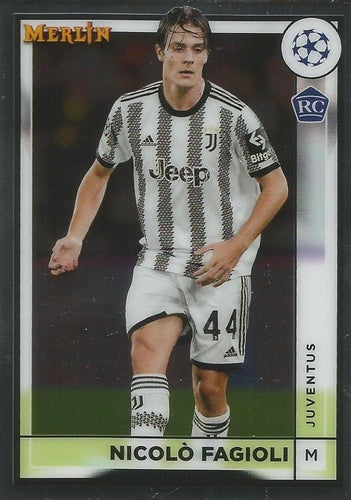#79 Nicolò Fagioli - Juventus - 2022-23 Merlin Chrome UEFA Club Competitions Soccer