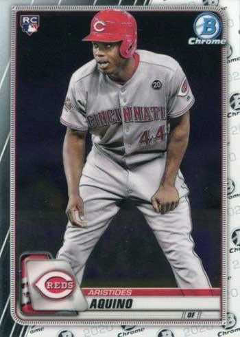 #79 Aristides Aquino - Cincinnati Reds - 2020 Bowman Chrome Baseball