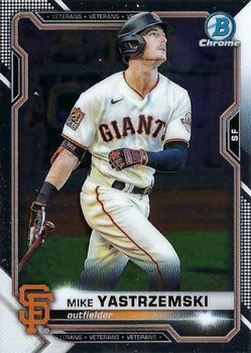 #79 Mike Yastrzemski - San Francisco Giants - 2021 Bowman Chrome Baseball