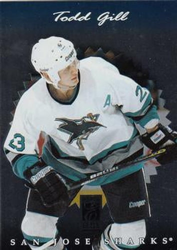#79 Todd Gill - San Jose Sharks - 1996-97 Donruss Elite Hockey